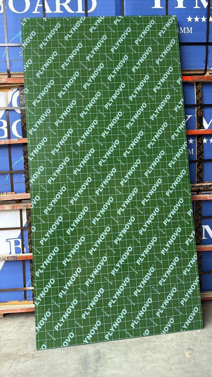 tablero fenolico plastificado verde